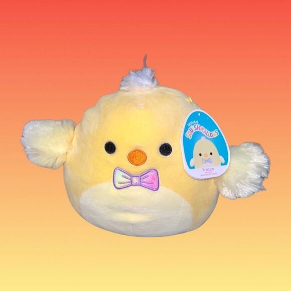 NWT Easter 2022 Squishmallow 8" Triston The Chick Plush Squishmallows - Picture 4 of 4